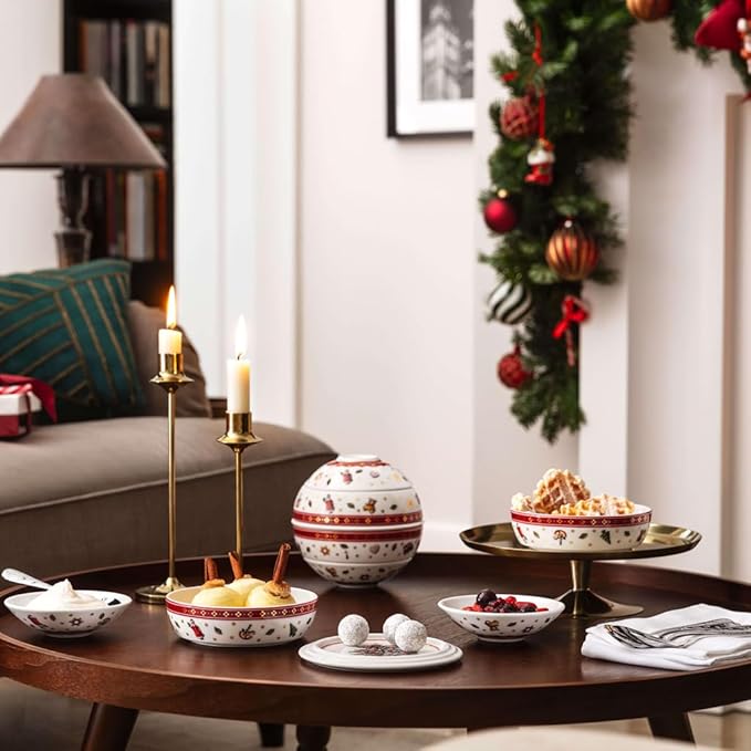 Conjunto de Jantar para 2 Pessoas - La Boule 7 Peças Natal