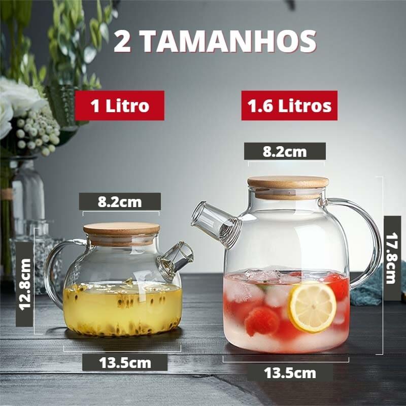 Chaleira de Vidro Borossilicato