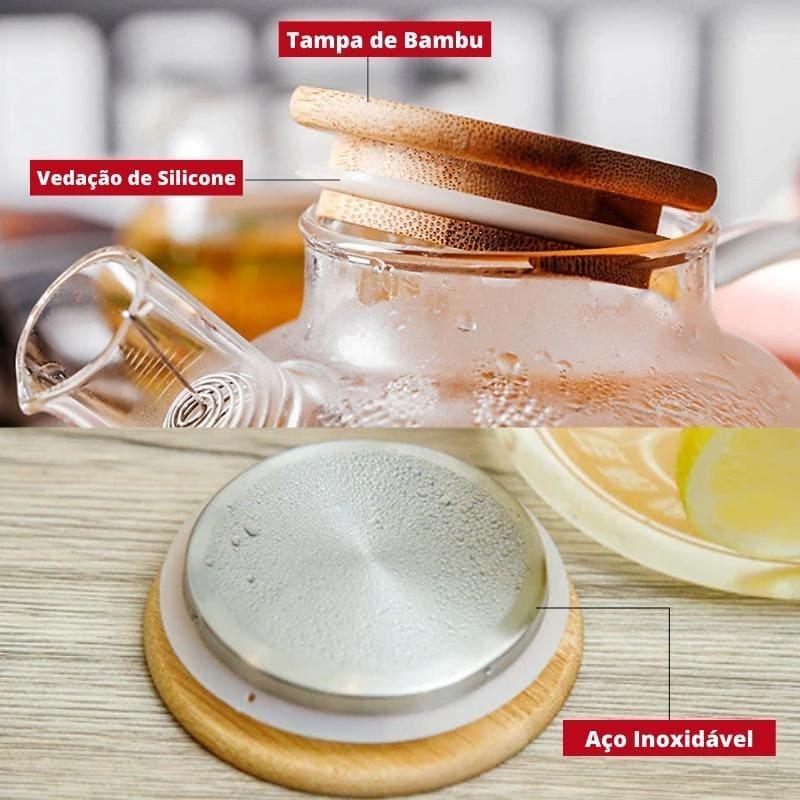 Chaleira de Vidro Borossilicato