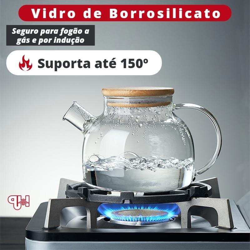 Chaleira de Vidro Borossilicato