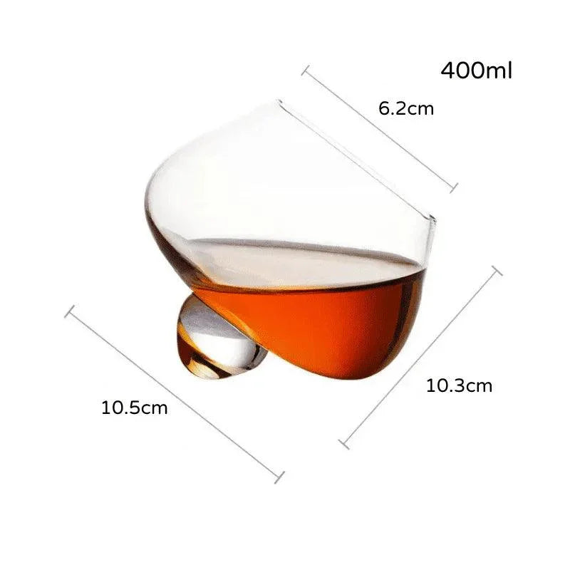 Copo Cristal Barriga – Base Rotativa