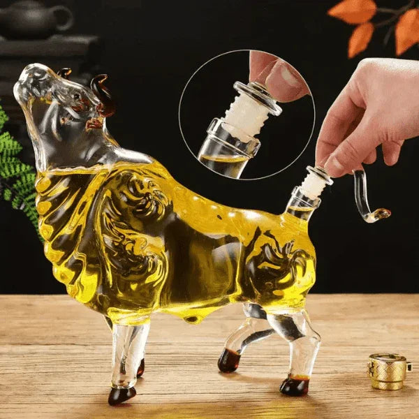 Decanter Touro Capertino - Vidro para Vinho e Whisky