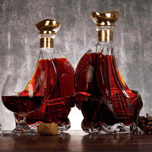 Decanter de Vinho Whisky Vidro Caravela