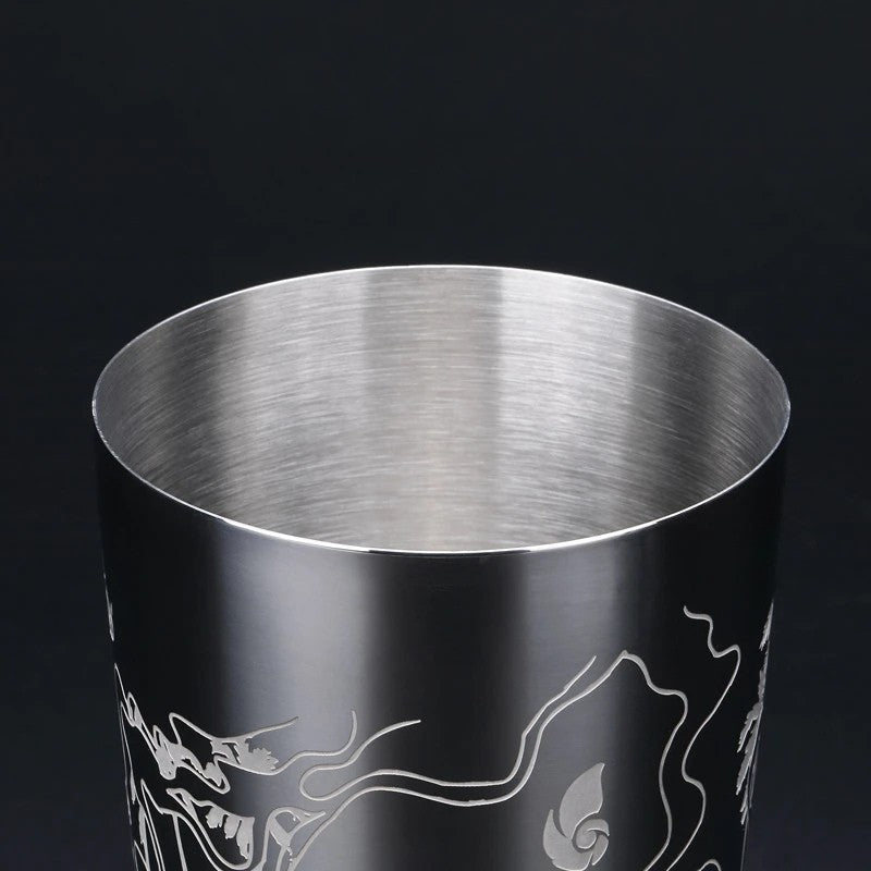 Coqueteleira de Inox Premium Boston Lux – Cocktail Shaker Profissional 550ml