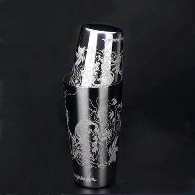 Coqueteleira de Inox Premium Boston Lux – Cocktail Shaker Profissional 550ml