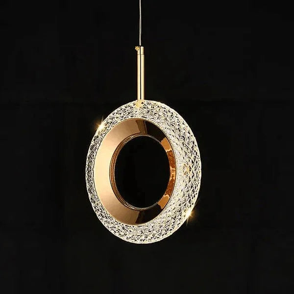 Luminária Pendente Crystal Glow
