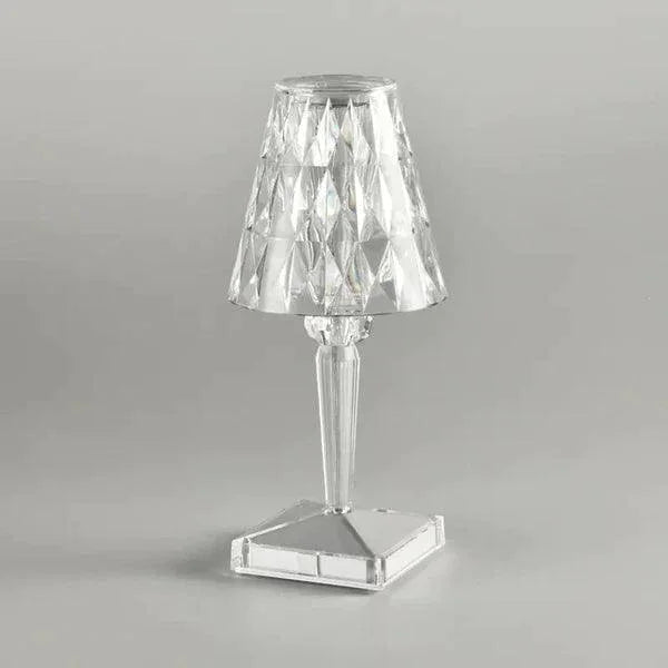 Lâmpada de Mesa Diamante LED Sem Fio