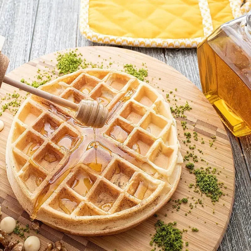 Meleira de Vidro Porta Mel com Colher