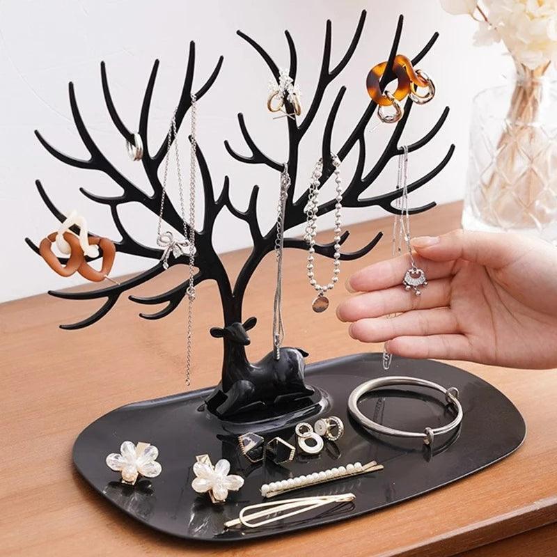Porta Joias de Cervo com Bandeja