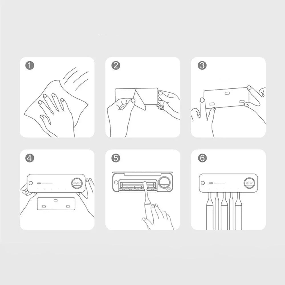 Suporte de Escova de Dente Esterilizador