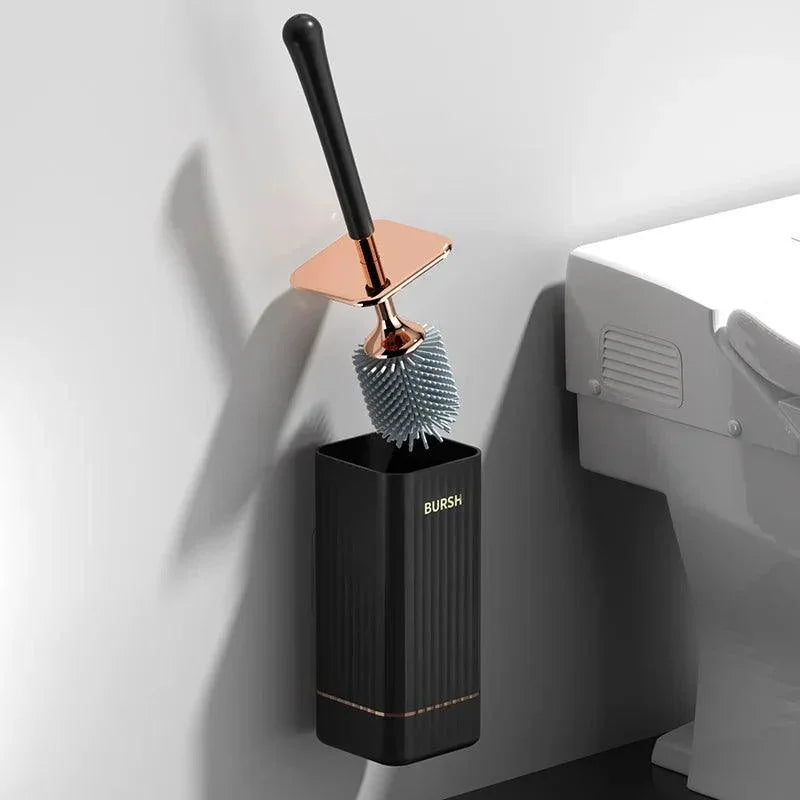 Escova Sanitária de Silicone com Suporte