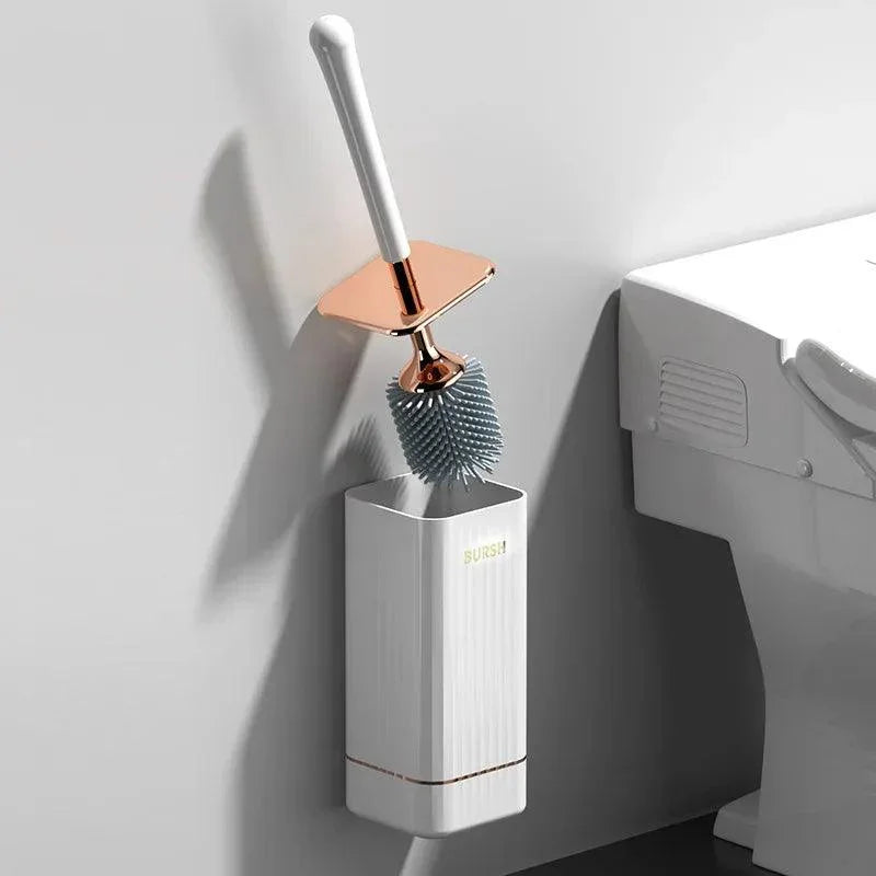 Escova Sanitária de Silicone com Suporte
