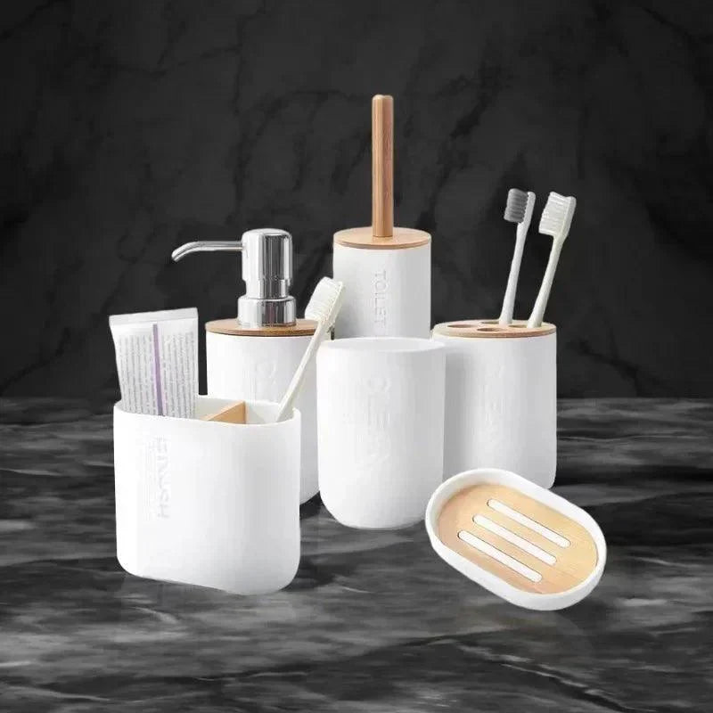 Kit para Banheiro Bambu