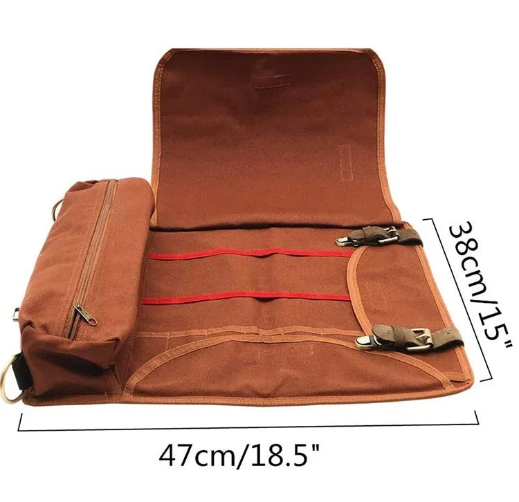 Bolsa Profissional para Bartender em Lona – Estojo de Viagem para Kit Bar (sem ferramentas)