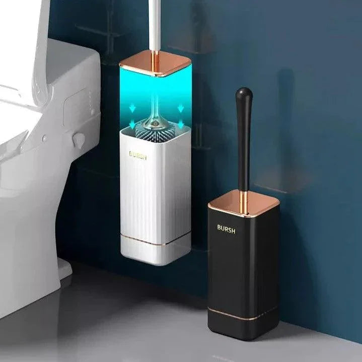 Escova Sanitária de Silicone com Suporte