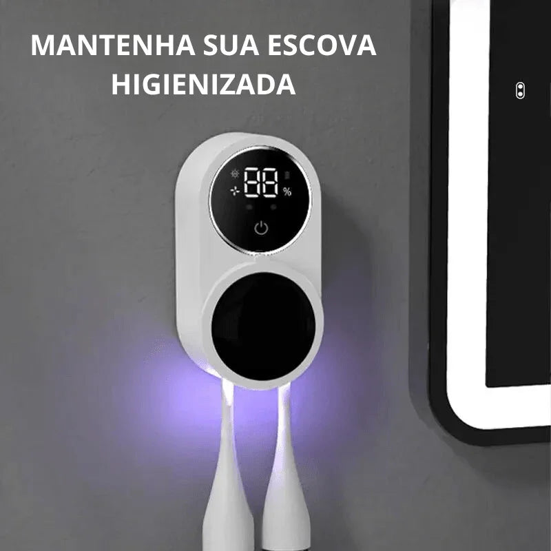 Mini Suporte de Escova de Dente Esterilizador