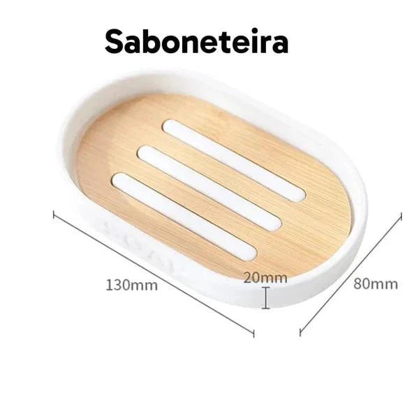 Kit para Banheiro Bambu