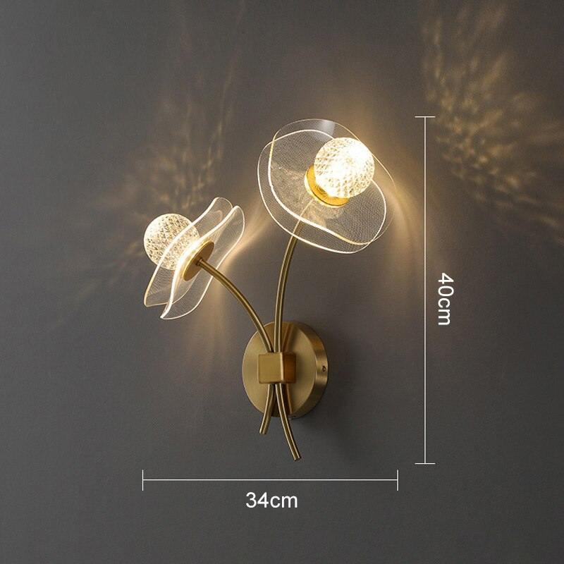 Luminária de Parede Flor de Lótus