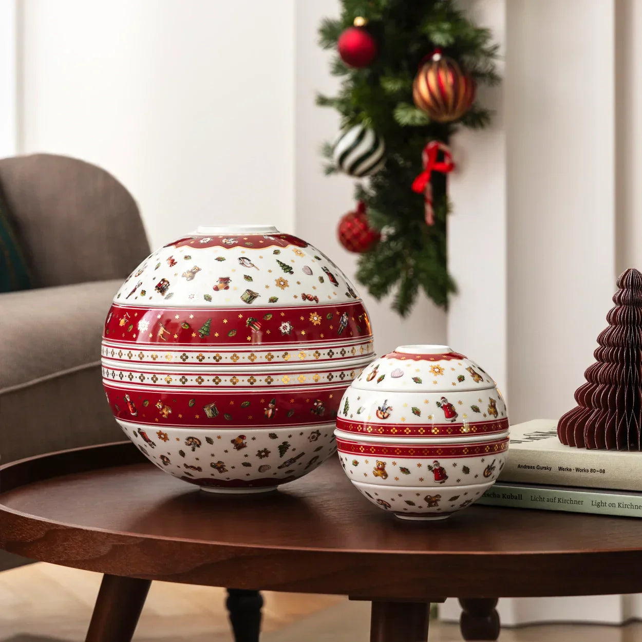 Conjunto de Jantar para 2 Pessoas - La Boule 7 Peças Natal