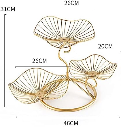 Suporte de Frutas 3 Níveis com Gancho para Banana