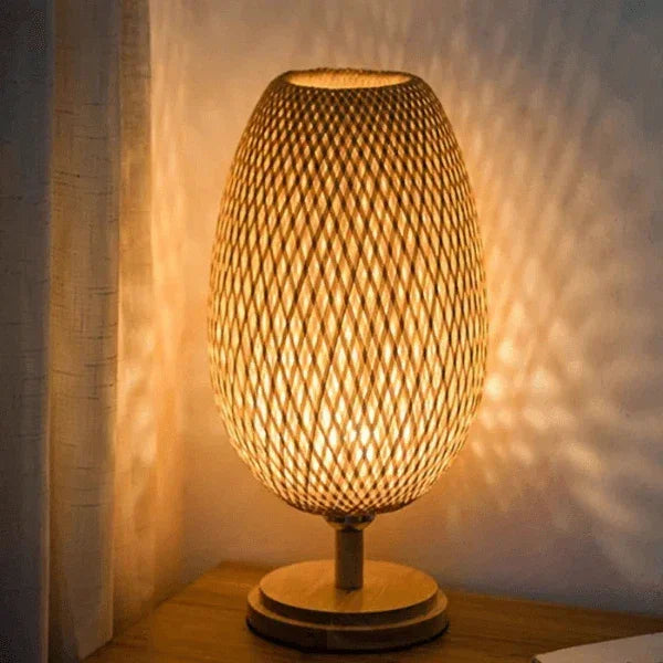 Abajur Rattan Elegance