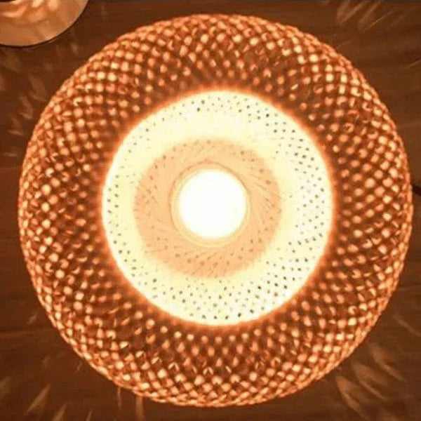 Abajur Rattan Elegance