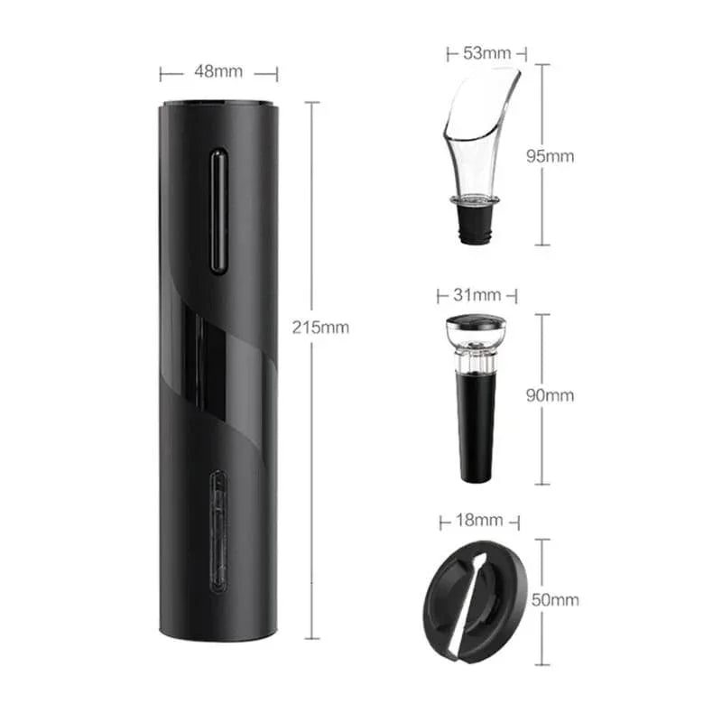 Abridor de Vinho Elétrico Automático com Carregamento USB OnePress