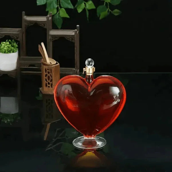 Decanter Coração Vidro Home Bar