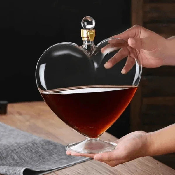 Decanter Coração Vidro Home Bar