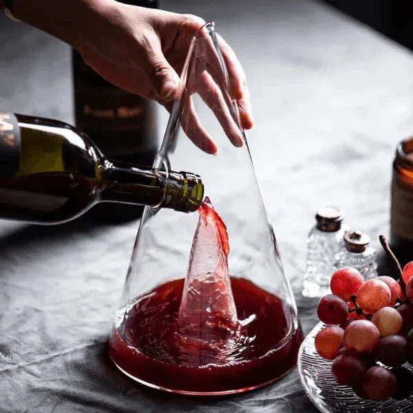 Decanter de Vinho Whisky Vidro Pirâmide