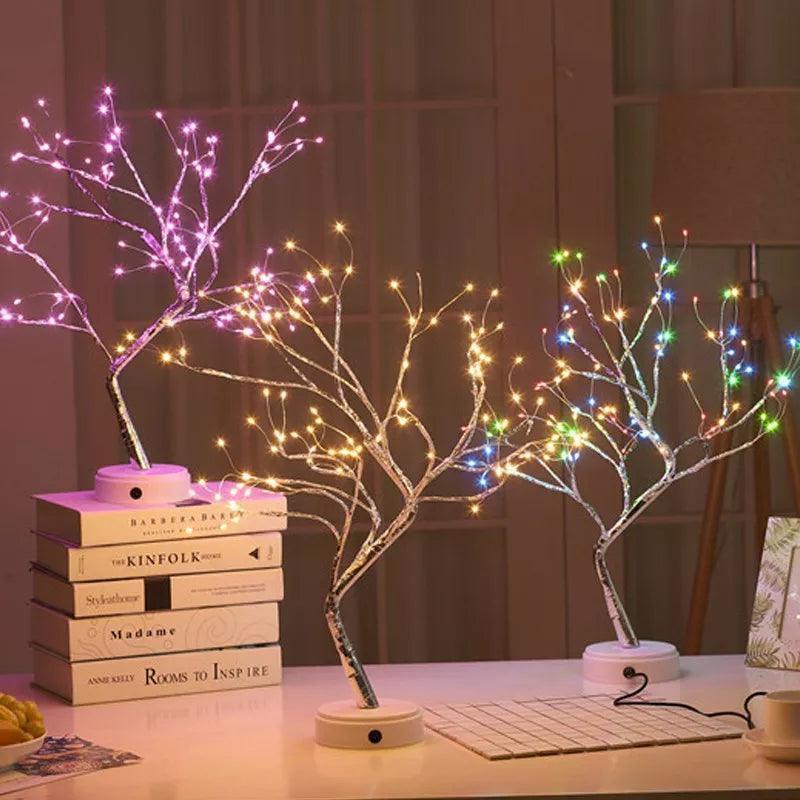 Luminária de LED Formato Árvore
