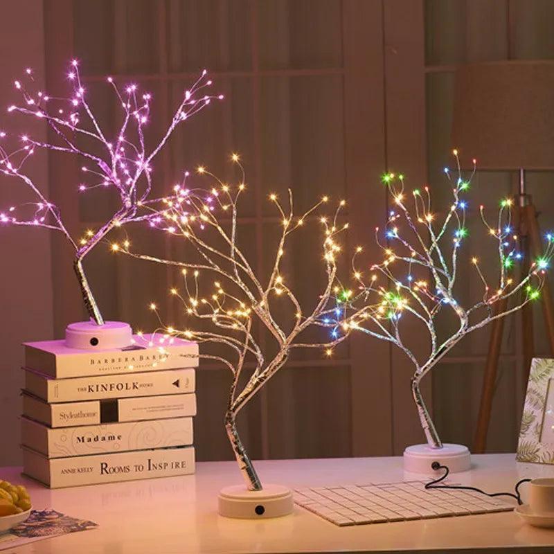 Luminária de LED Formato Árvore
