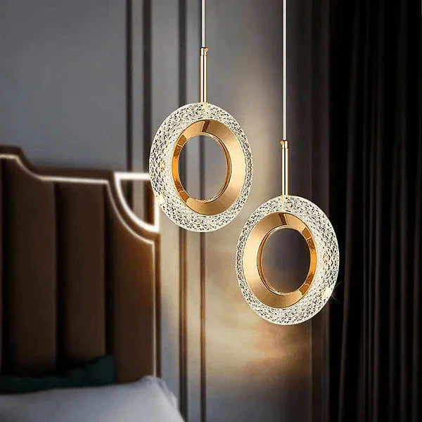 Luminária Pendente Crystal Glow