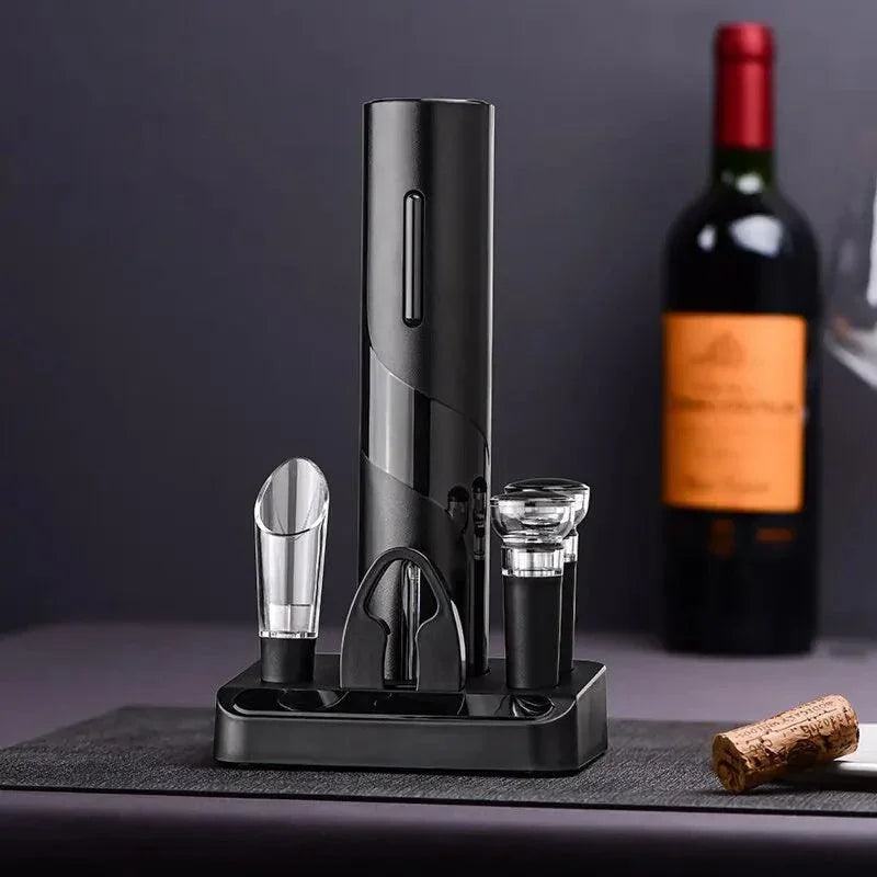 Abridor de Vinho Elétrico Automático com Carregamento USB OnePress