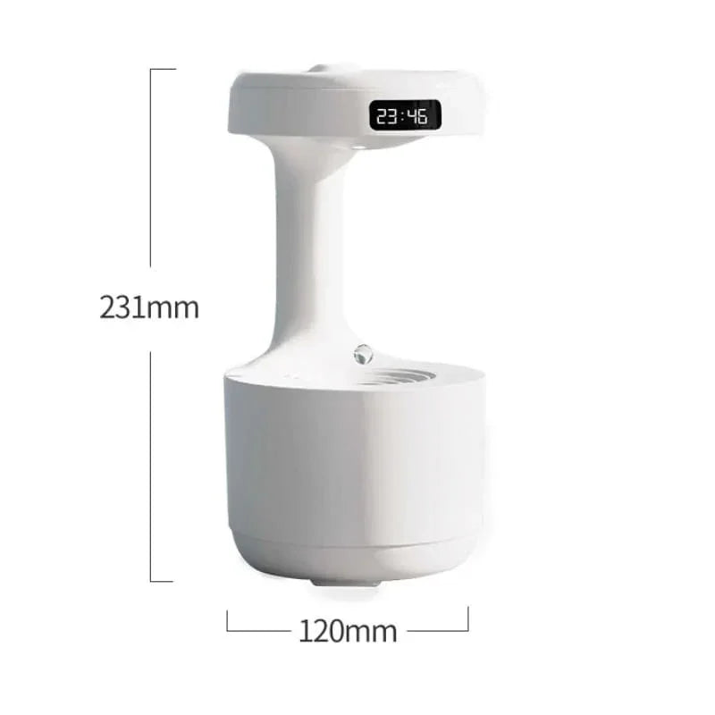 Umidificador e Difusor de Ar Ultrassônico Antigravidade