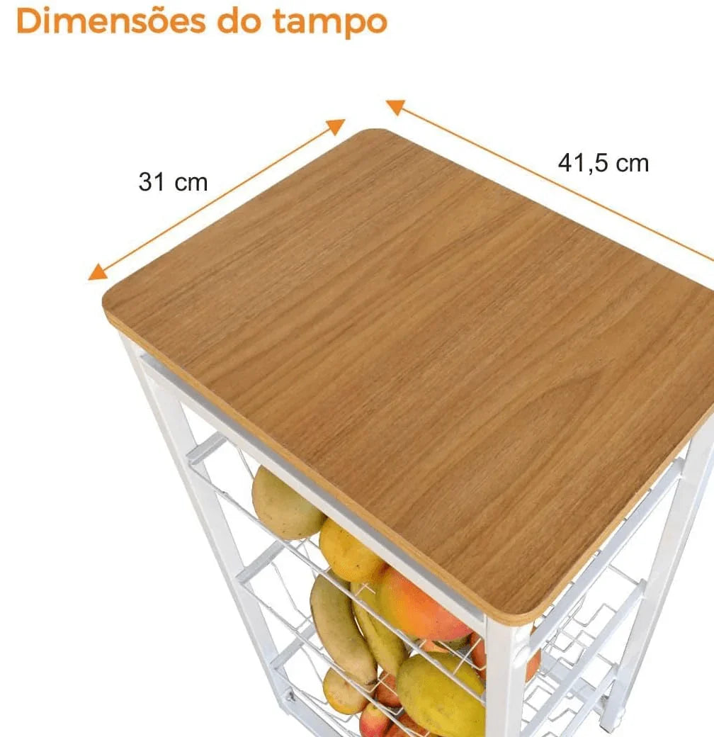Fruteira de Chão de Cozinha