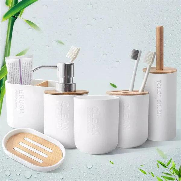 Kit para Banheiro Bambu